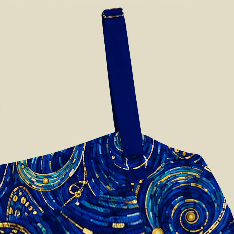 Starry Night Butterfly Dream Playful Maxi Dress