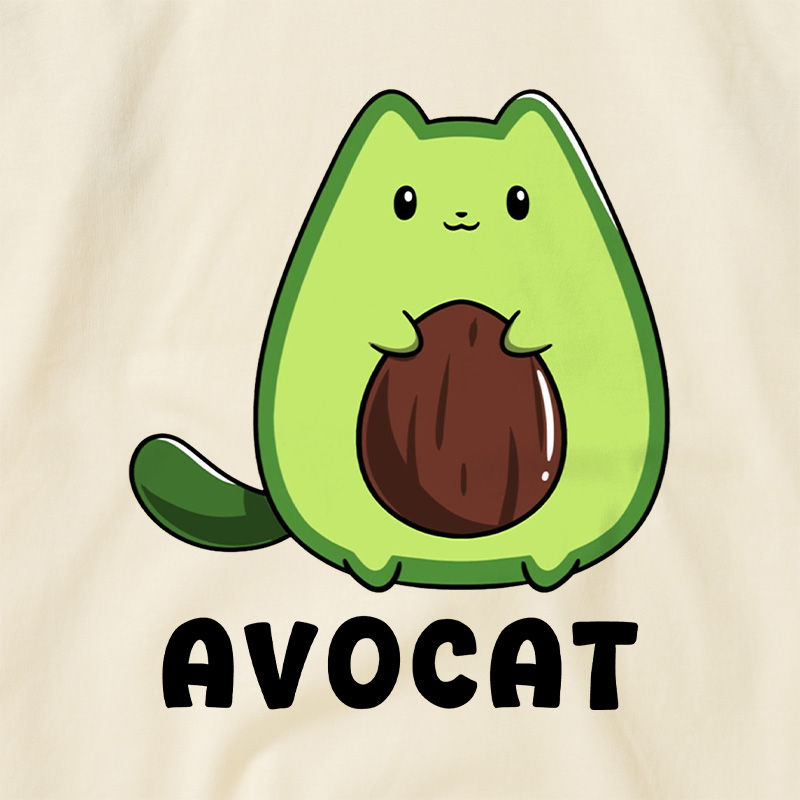 Cute Avocat Raglan T-shirt