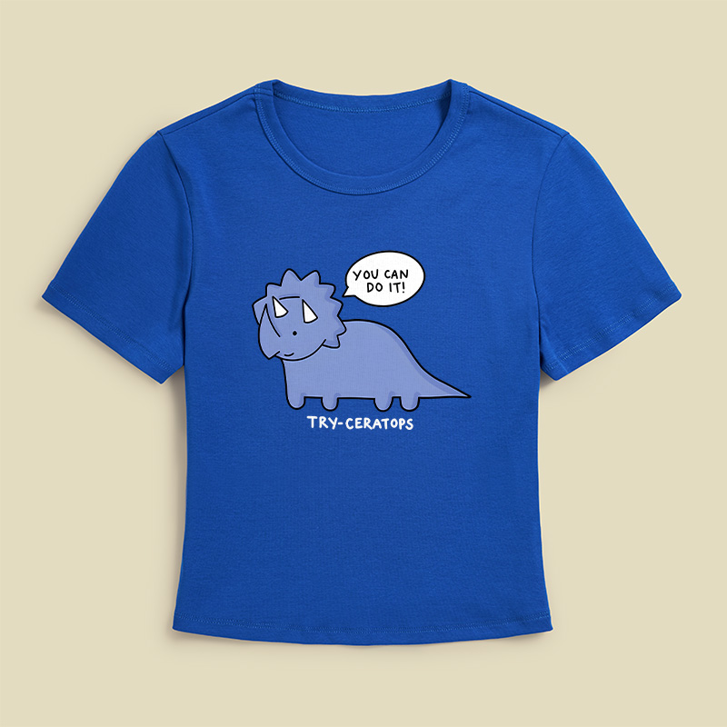 Try-ceratops Geek Baby Tee
