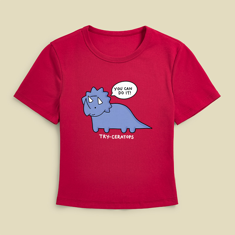 Try-ceratops Geek Baby Tee