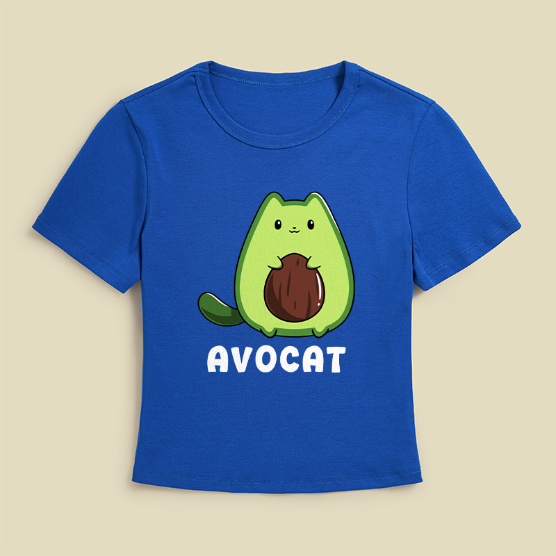 Cute Avocat Geek Baby Tee