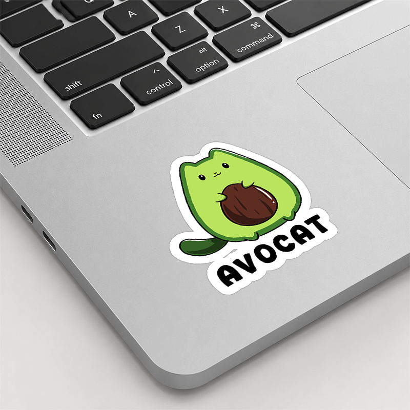 Cute Avocat Playful Sticker
