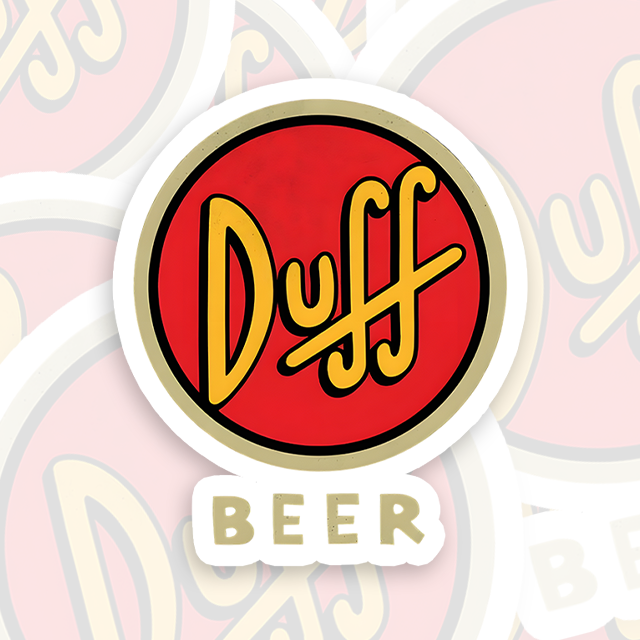Duff Beer Playful Sticker