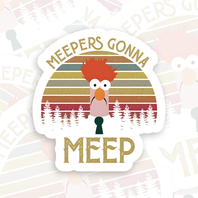 Meepers Gonna Meep Playful Sticker