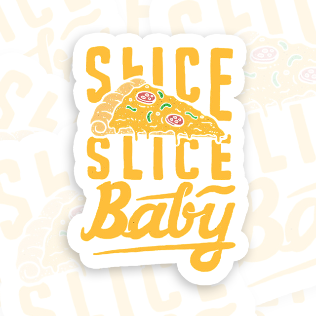 Slice Slice Baby Playful Sticker