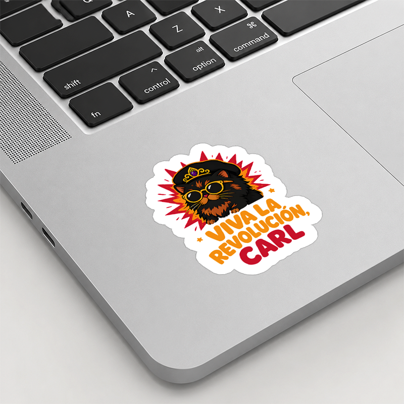 Viva La Revolucion Carl Playful Sticker