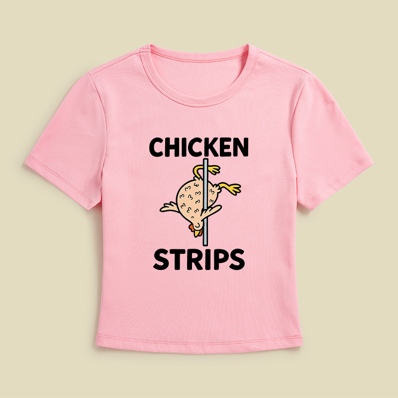 Chicken Strips Meme Geek Baby Tee