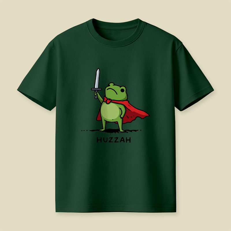 Huzzah Frog Playful T-Shirt