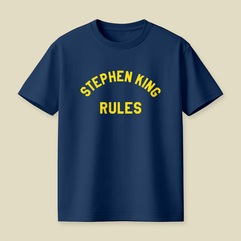 Stephen King Rules Playful T-Shirt