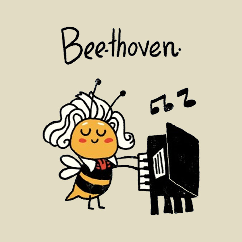 Beethoven Playful T-Shirt