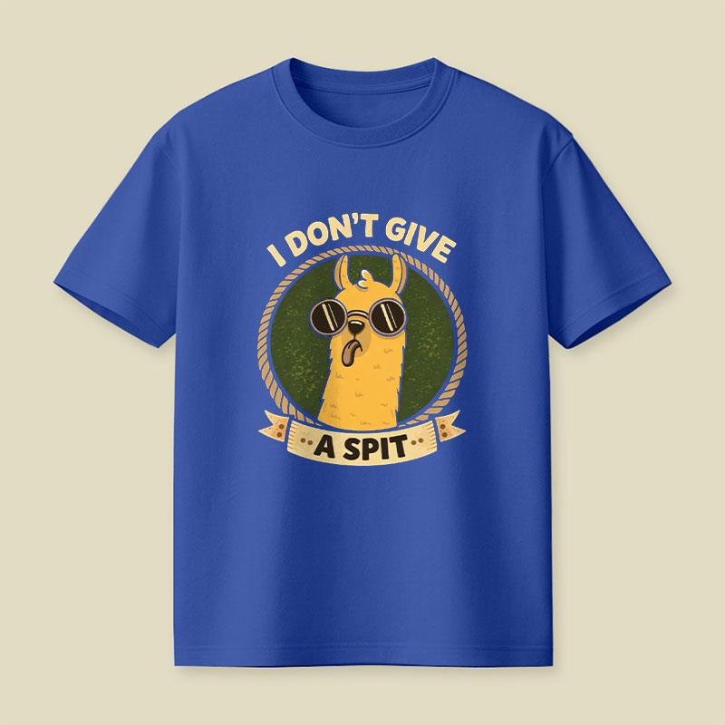I Don't Give a Spit Playful T-Shirt