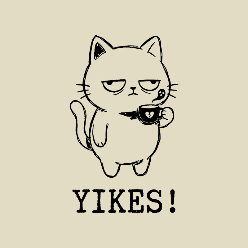 YIKES Cat Playful T-Shirt