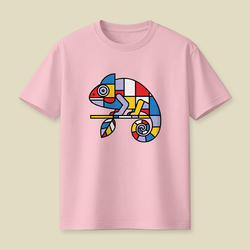 Mondrian Mimic Playful T-Shirt