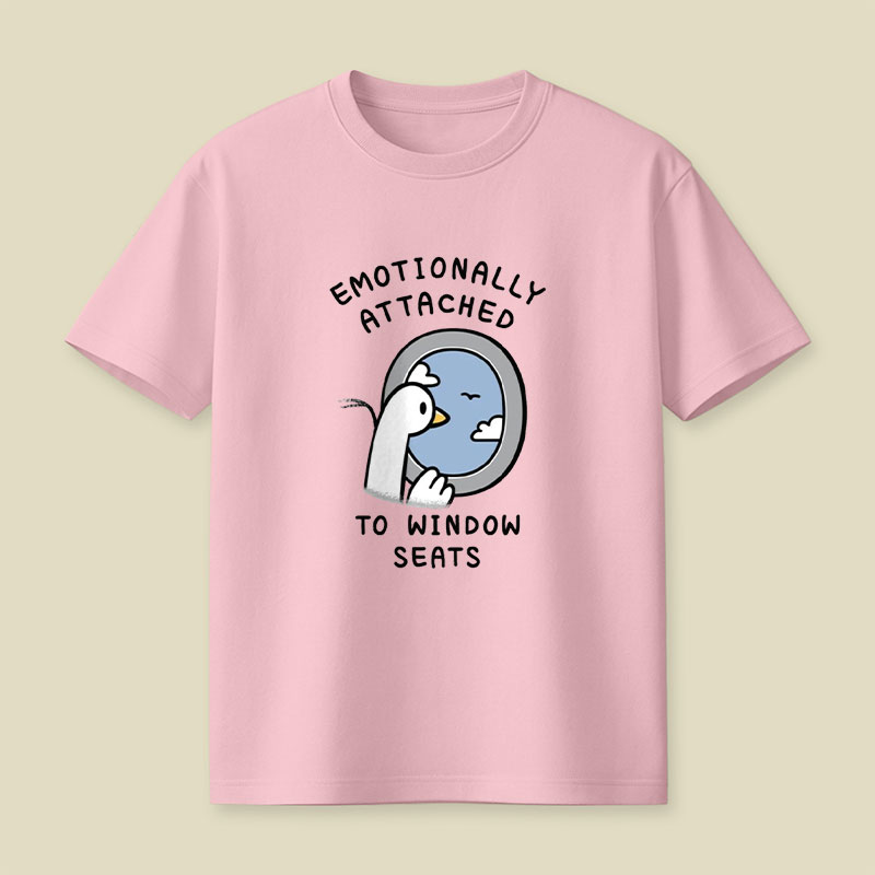 Duck and Window Seats Playful T-Shirt