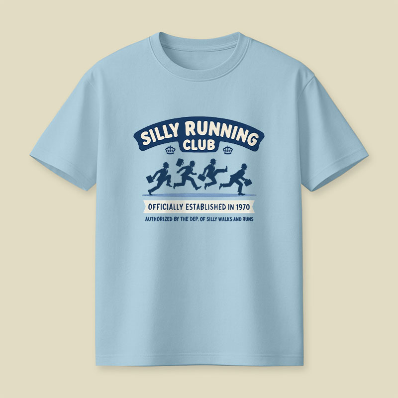 Funny Silly Running Club Playful T-Shirt