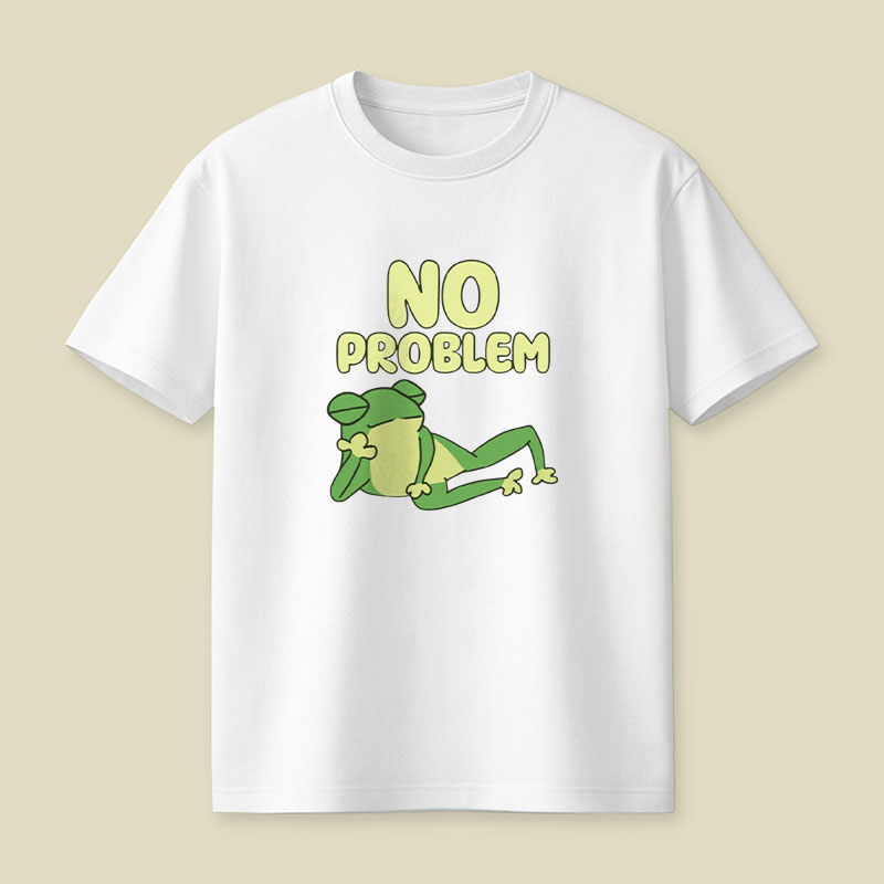 No Problem Frog Playful T-Shirt