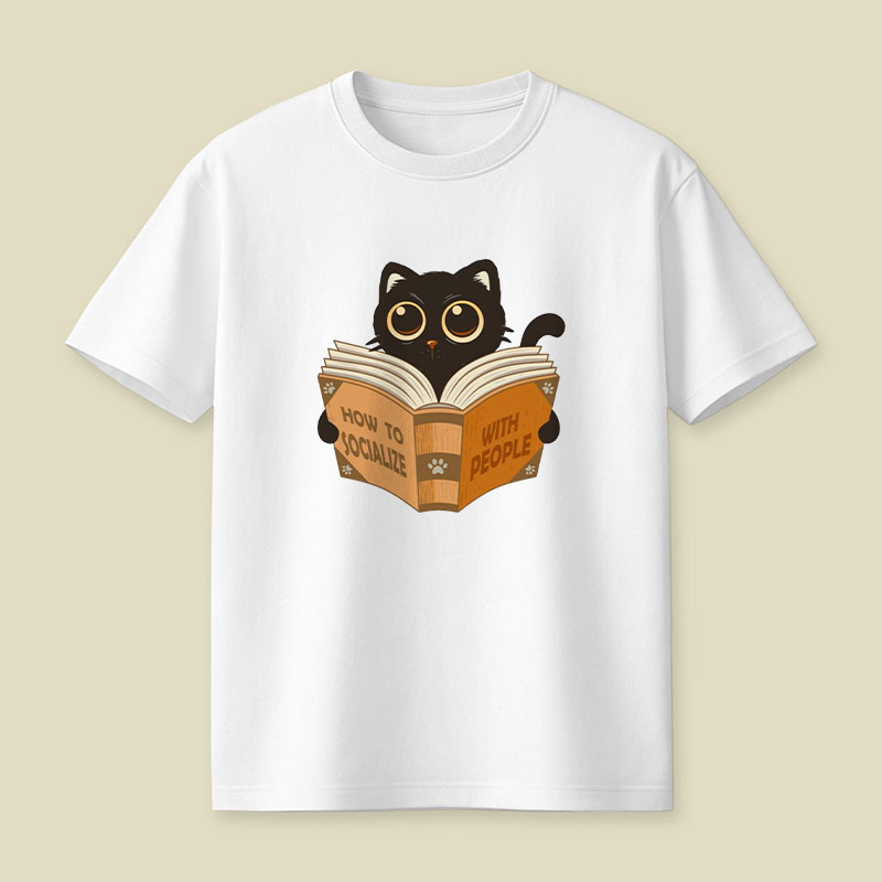 How To Socialize With People Playful T-Shirt