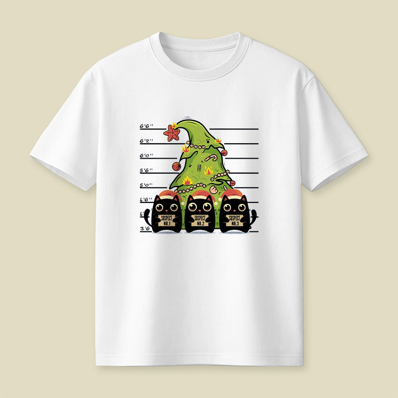 The Usual Kitty Suspects Playful T-Shirt