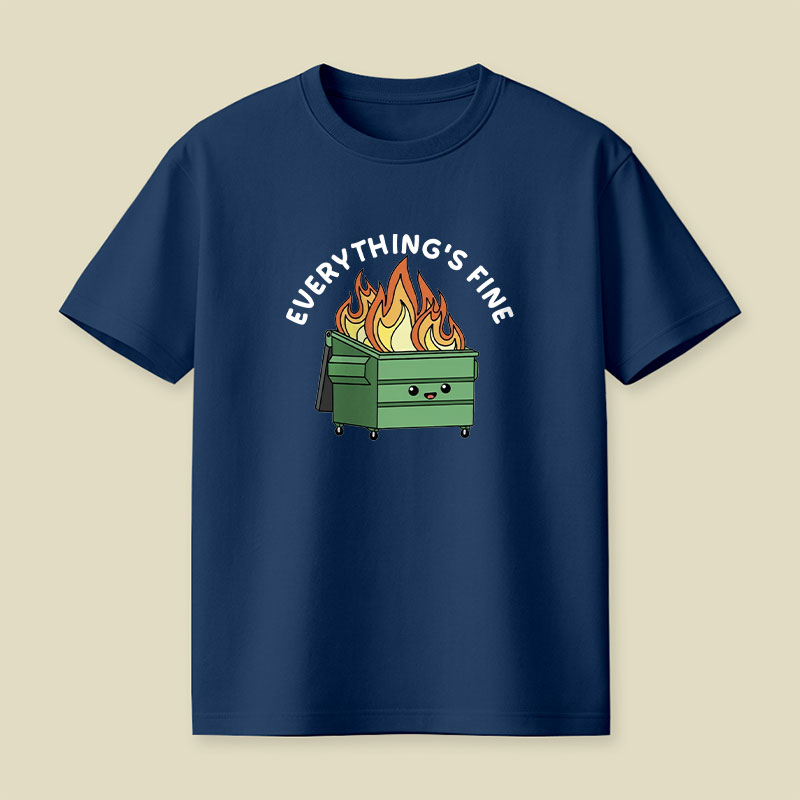 Funny Dumpster Fire Playful T-Shirt