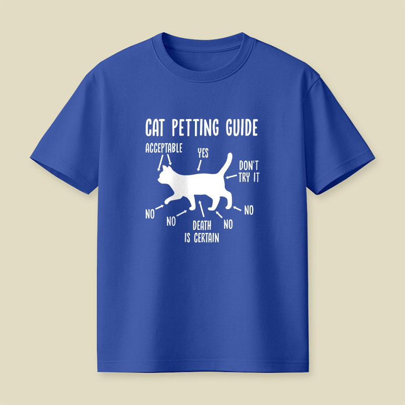 Cat Petting Guide Playful T-Shirt