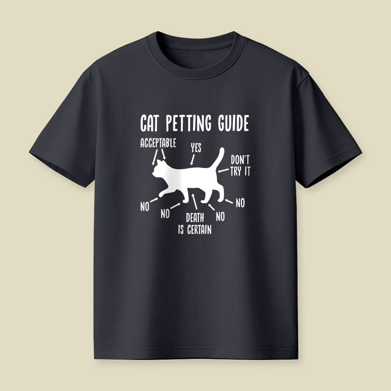 Cat Petting Guide Playful T-Shirt