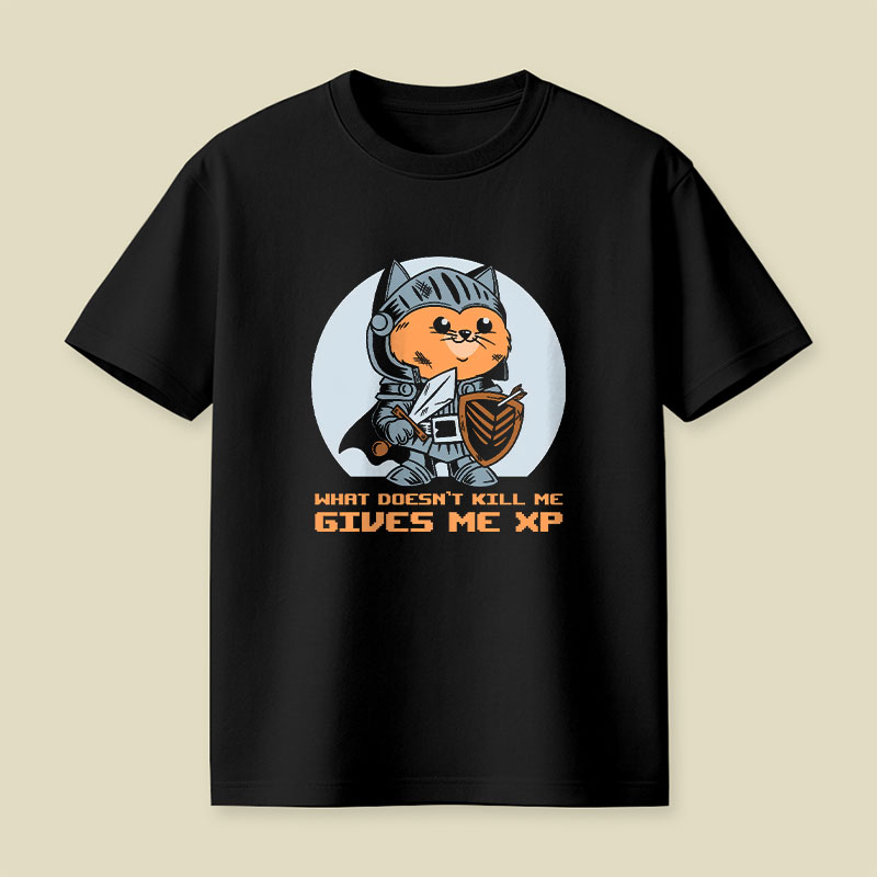 What Doesnt Kill Me Gives Me XP Playful T-Shirt
