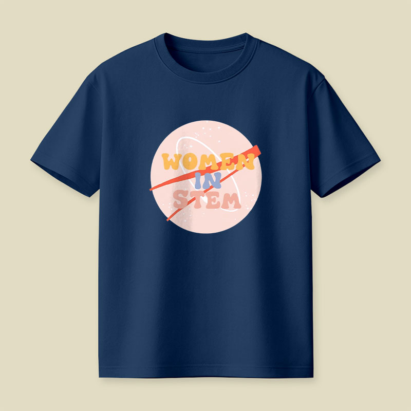 Women In Stem Space Playful T-Shirt