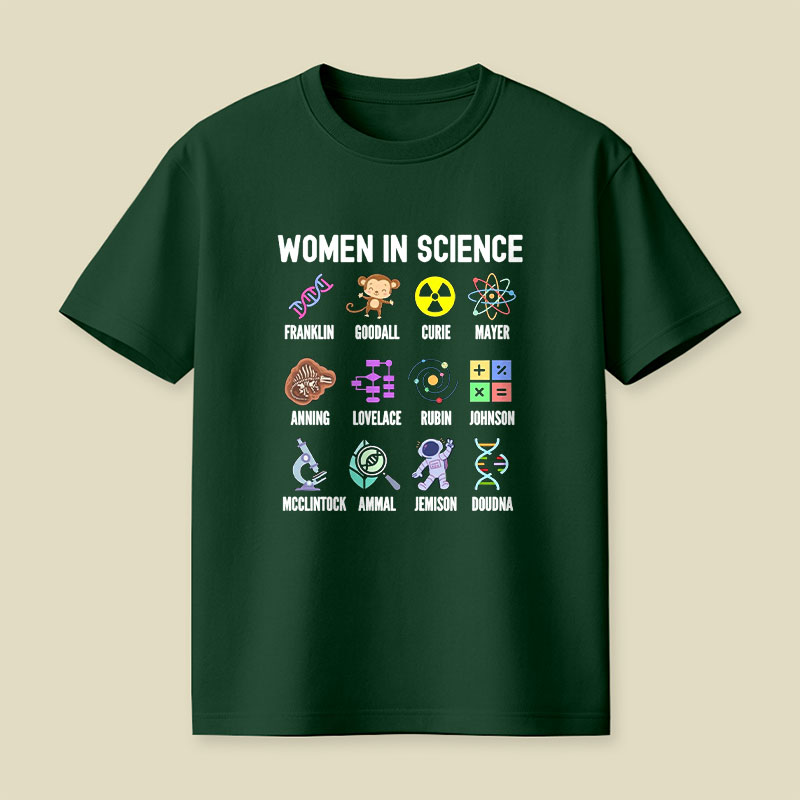 Women In Science Girls Empowerment Playful T-Shirt