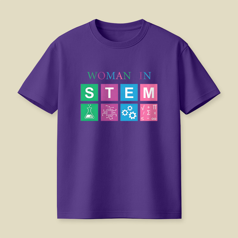 Woman In STEM Playful T-Shirt