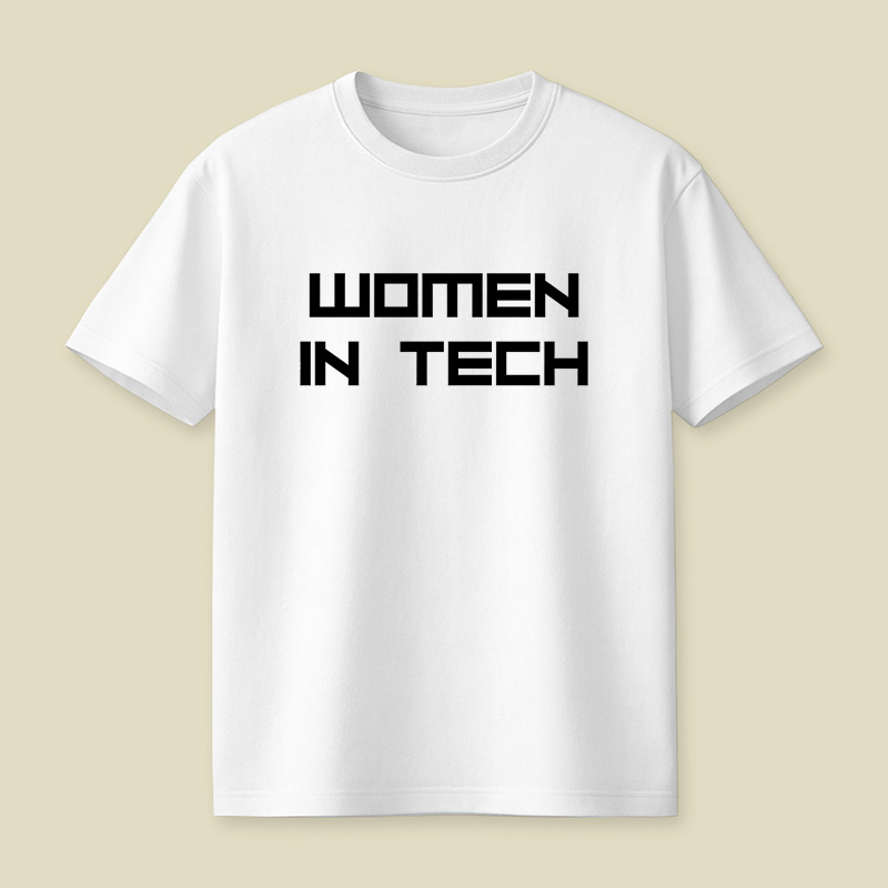 Women In Tech Female Coding Web Dev Coder Girl Playful T-Shirt