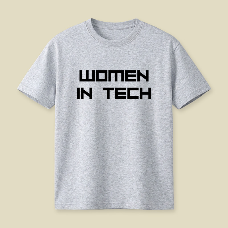 Women In Tech Female Coding Web Dev Coder Girl Playful T-Shirt