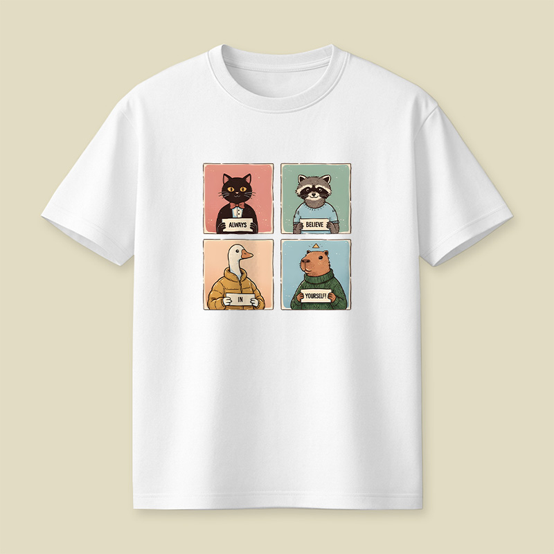 Always Believe In Yourself Playful T-Shirt