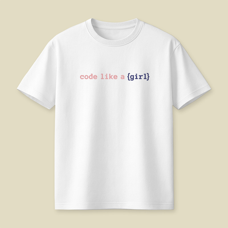 Code Like A Girl Dev Girl Playful T-Shirt