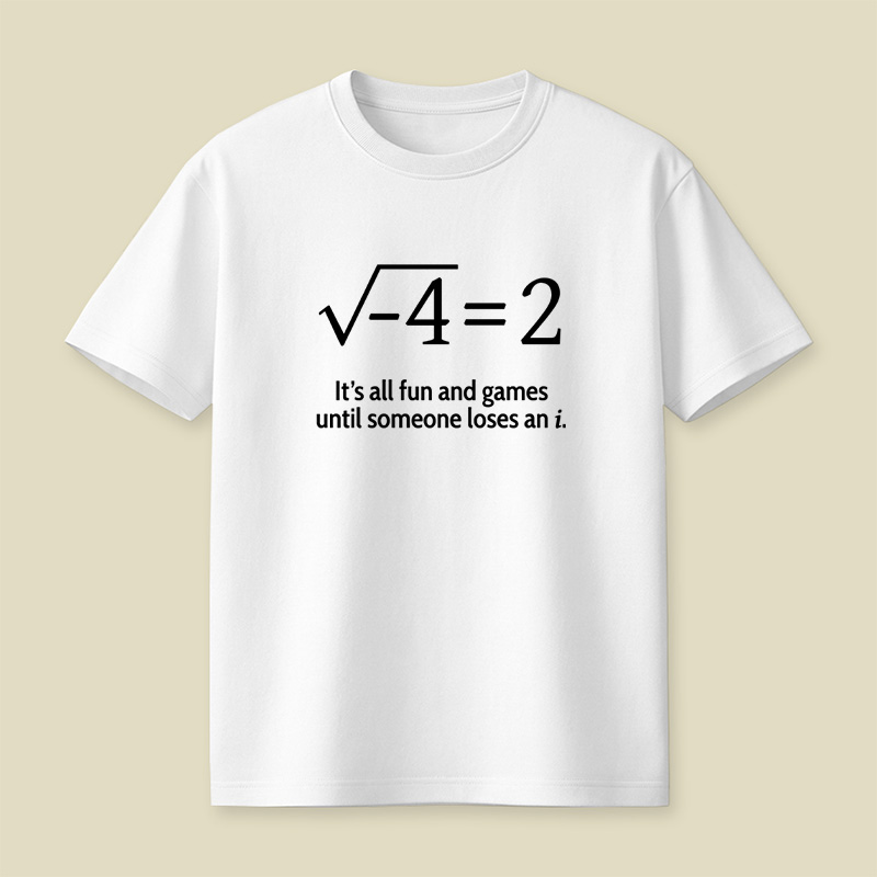 Math Joke Squad Playful T-Shirt