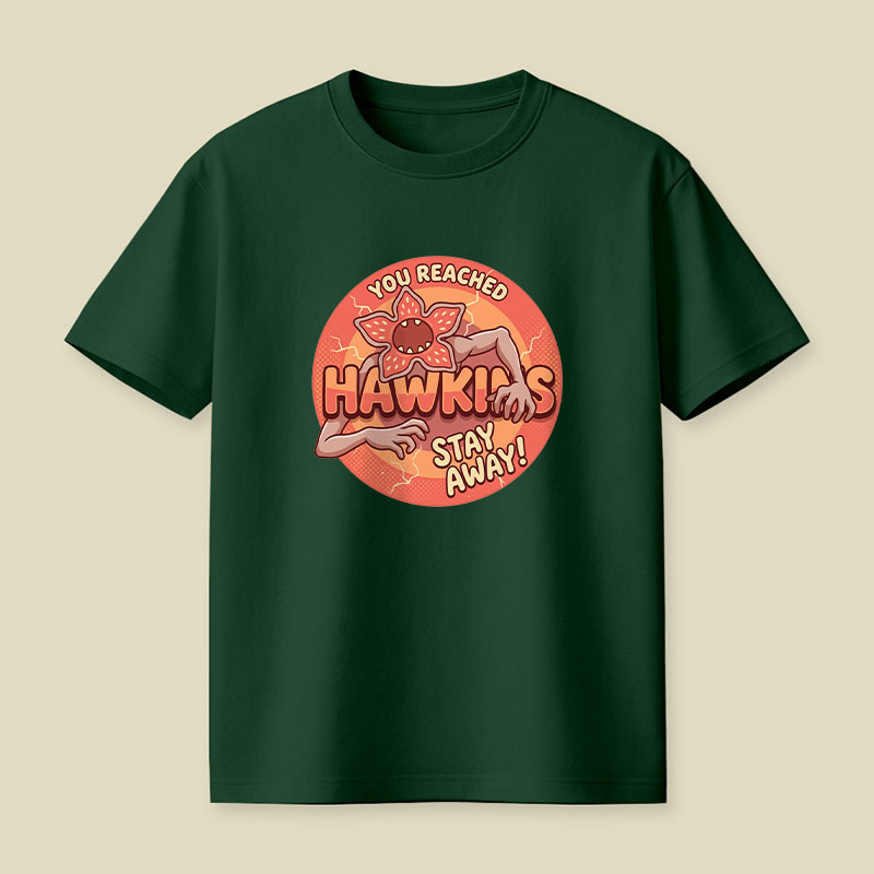 Stay Away from Hawkins Playful T-Shirt