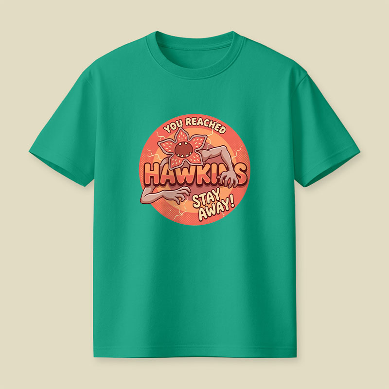 Stay Away from Hawkins Playful T-Shirt