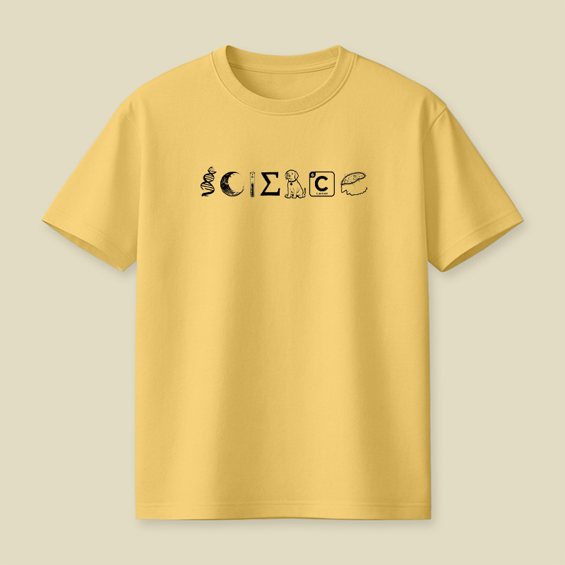 Science Icons Playful T-Shirt