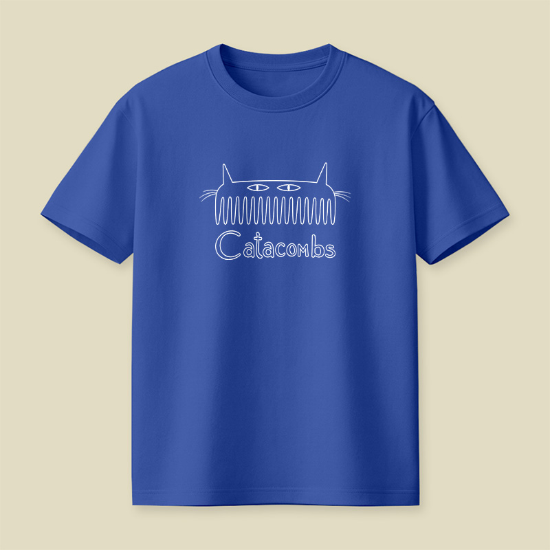 Catacombs Spooky Cat Playful T-Shirt