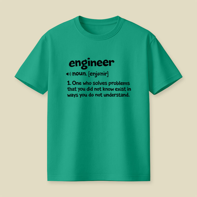Funny Engineer Definition Playful T-Shirt