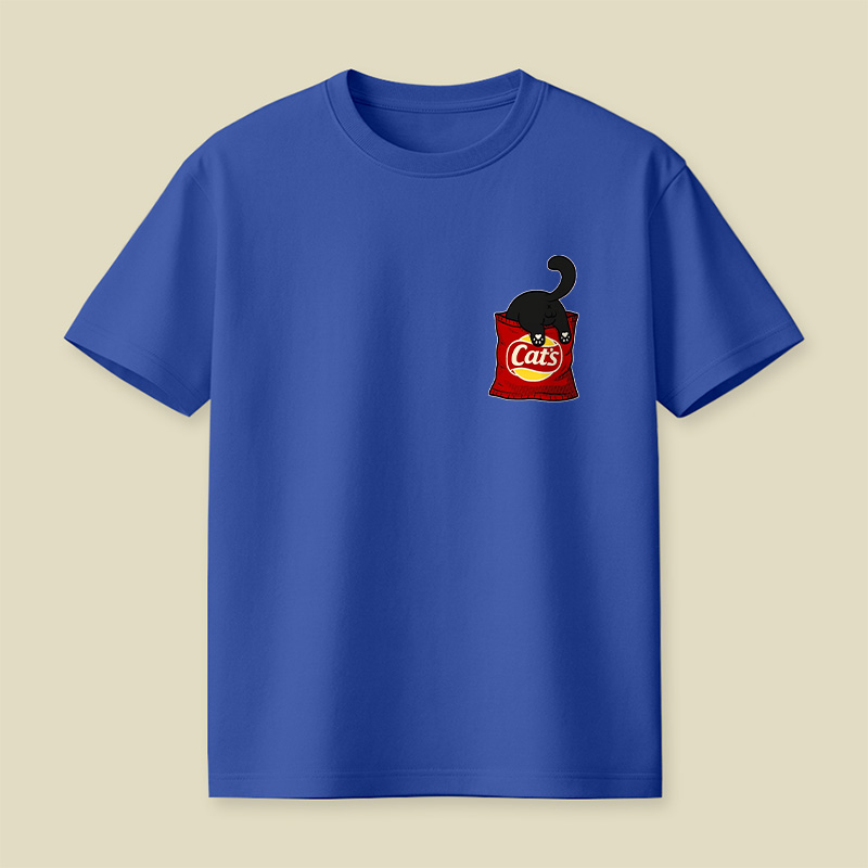 Cat Snack Bag Chaos Playful T-Shirt