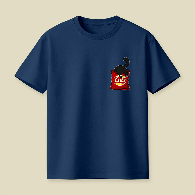 Cat Snack Bag Chaos Playful T-Shirt