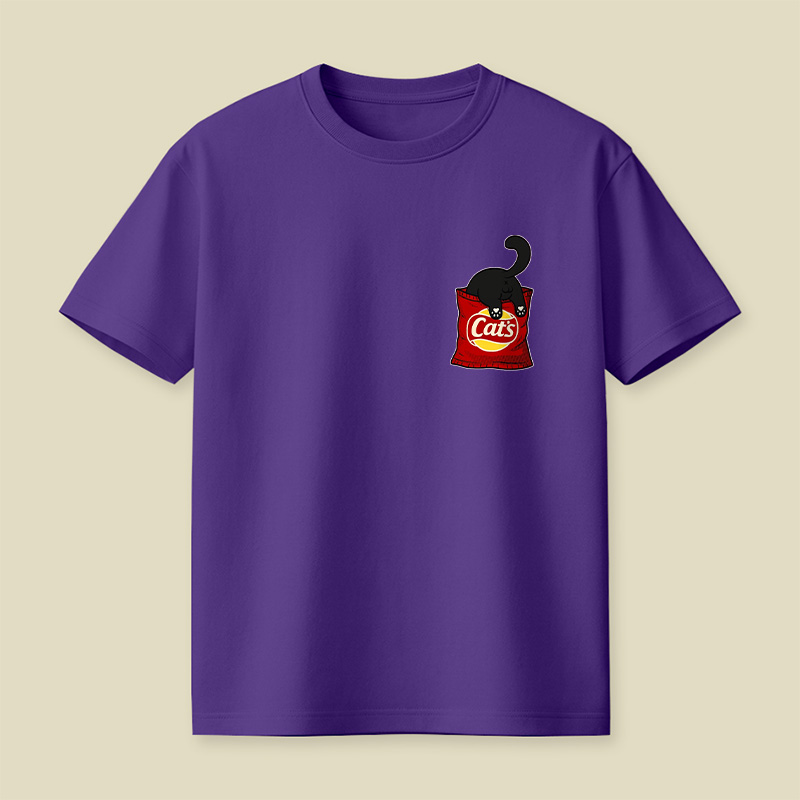 Cat Snack Bag Chaos Playful T-Shirt