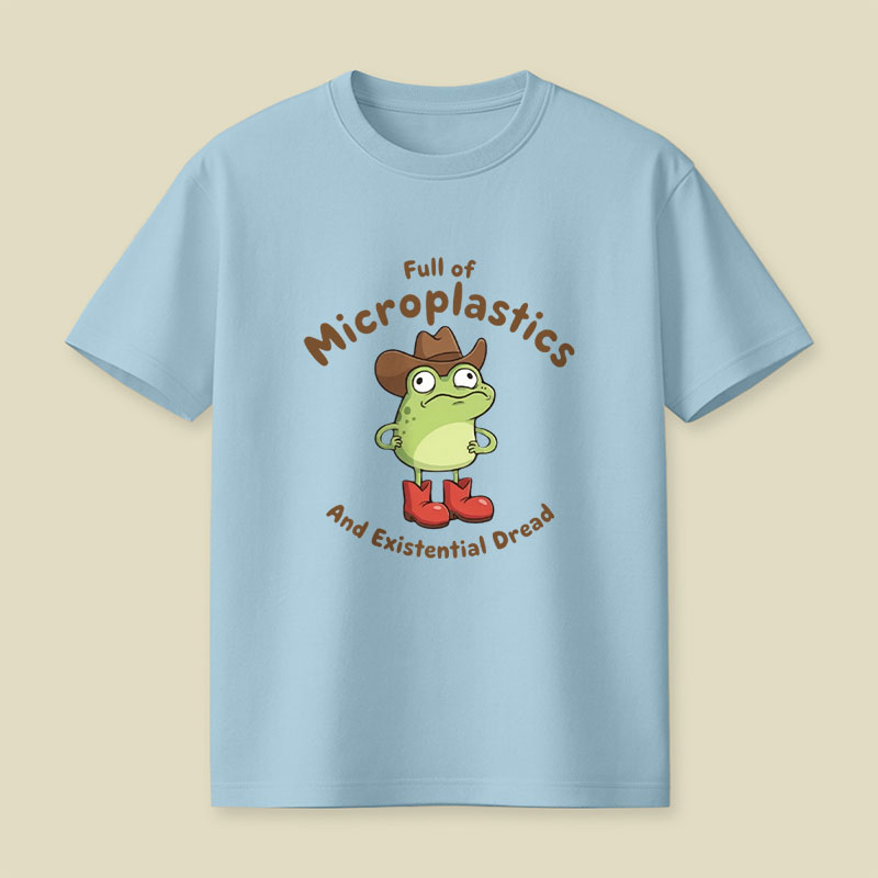 Full Of Microplastics And Existential Dread Playful T-Shirt