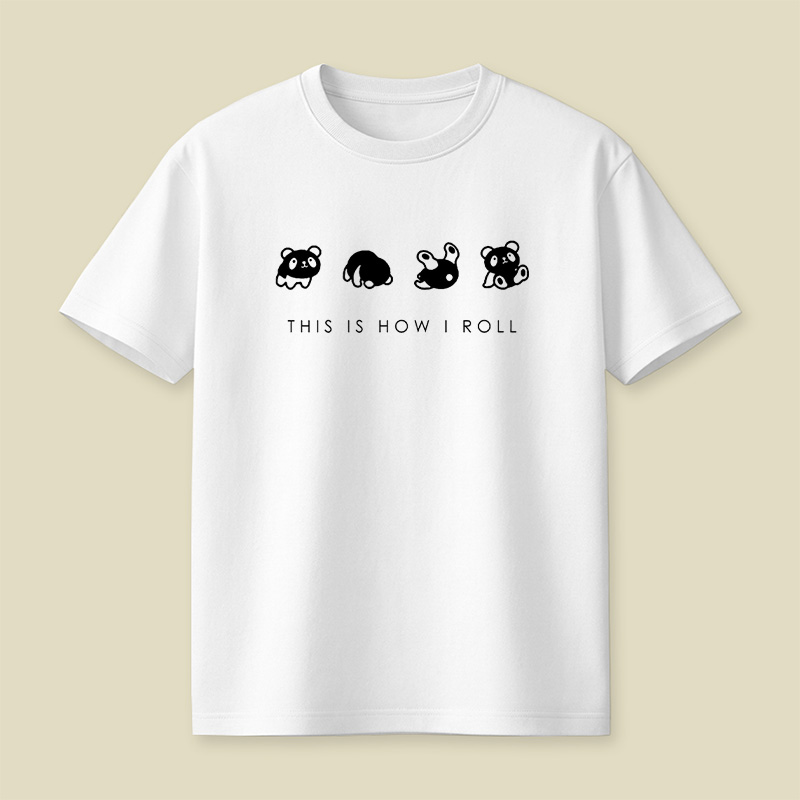 This Is How I Roll Panda Playful T-Shirt