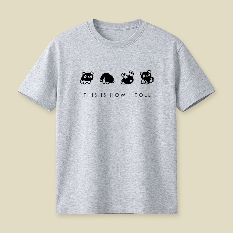 This Is How I Roll Panda Playful T-Shirt