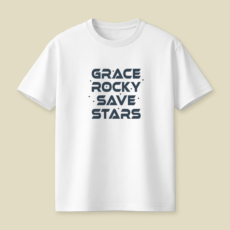 Grace Rocky Save Stars Playful T-Shirt