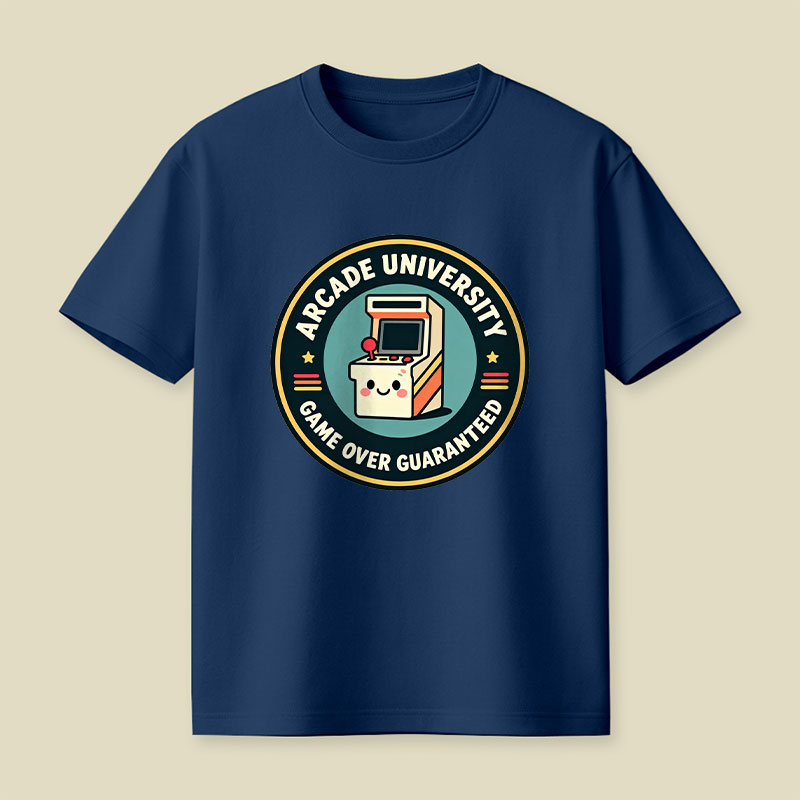 Arcade University Retro Playful T-Shirt