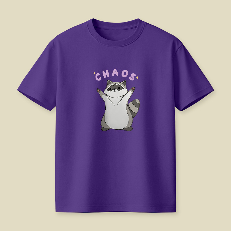Chaos Raccoon Cute Playful T-Shirt