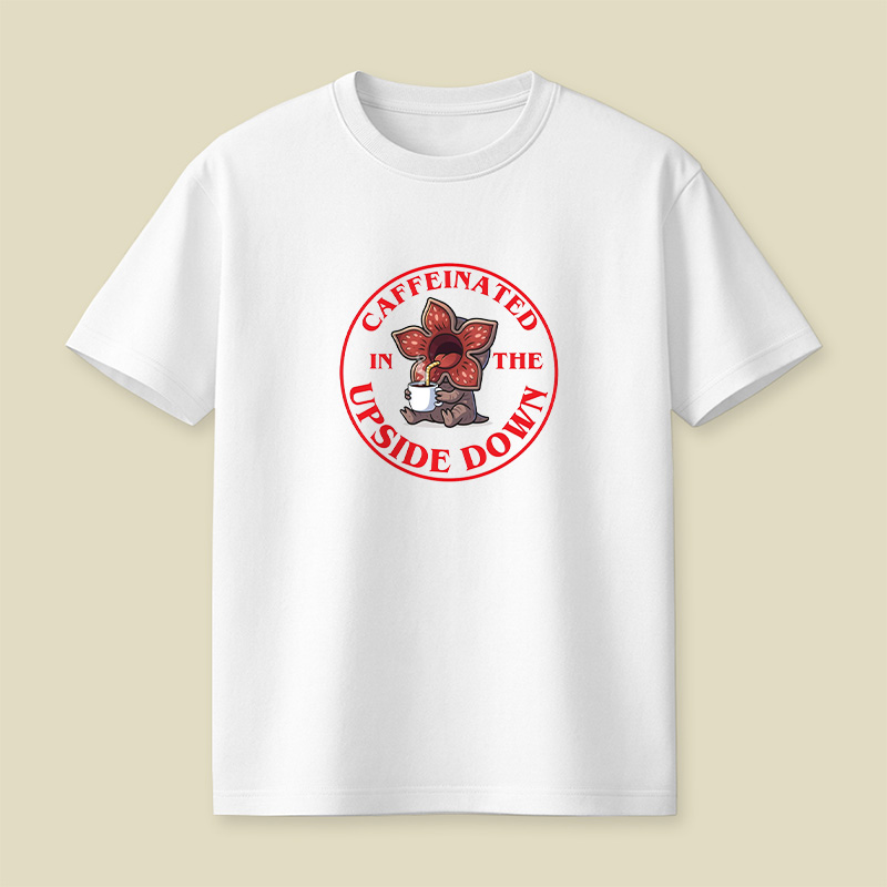 Demogorgon Caffeinated Upside Down Playful T-Shirt