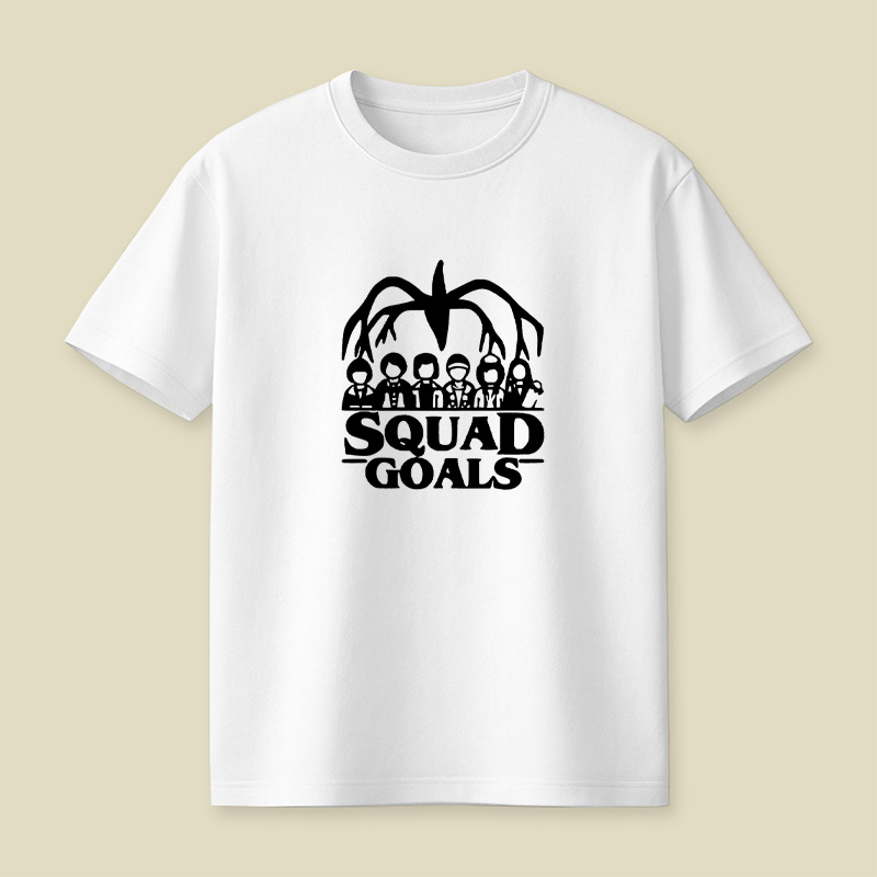 Squad Goals Stranger Things Crew Playful T-Shirt